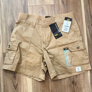 Lee Women's Khaki Cargo Shorts